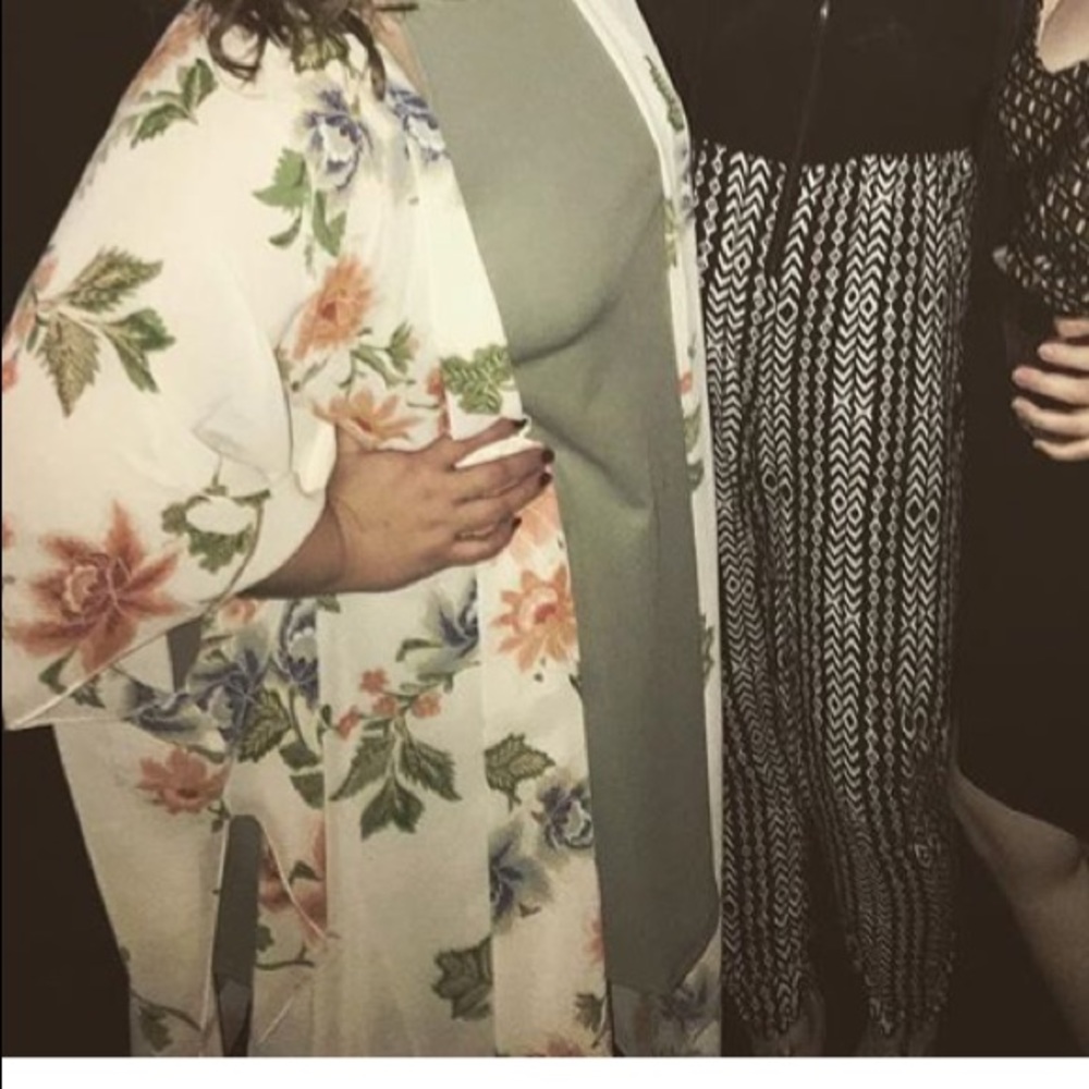 Floor length kimono